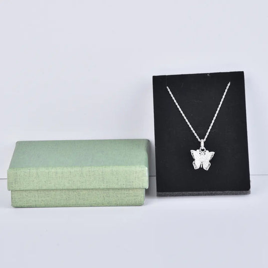 Green Gift Box With Lid – Jewelry Packaging | Specialty Paper In Stock