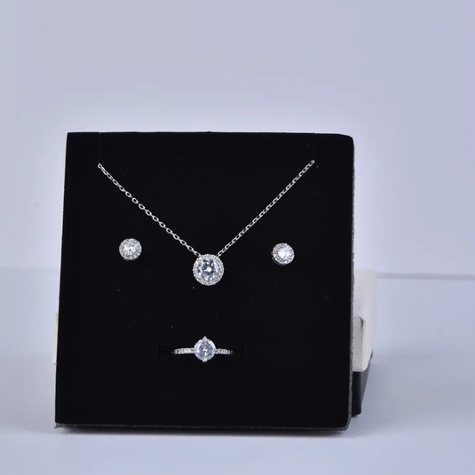 Black And White Jewelry Storage Box – 9x9x3.5cm | Pull-Out Drawer Jewelry Gift Packaging Box