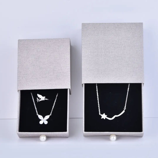 Custom Drawer Gift Box (7.5×7.5×3.5cm) | Specialty Paper Jewelry Packaging