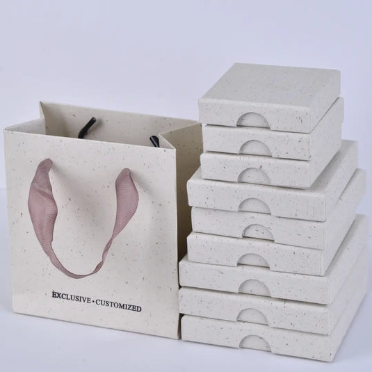 Customizable High-End Paper Bags – 11x12x6cm Personalized Jewelry Paper Bag &amp; Retail Packaging